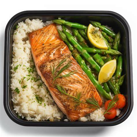 Grilled Salmon with Vegetables