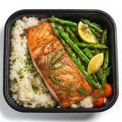 Grilled Salmon with Vegetables