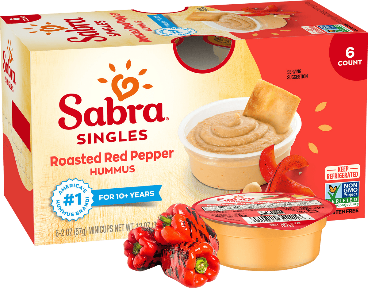 Hummus Dip – Roasted Red Pepper