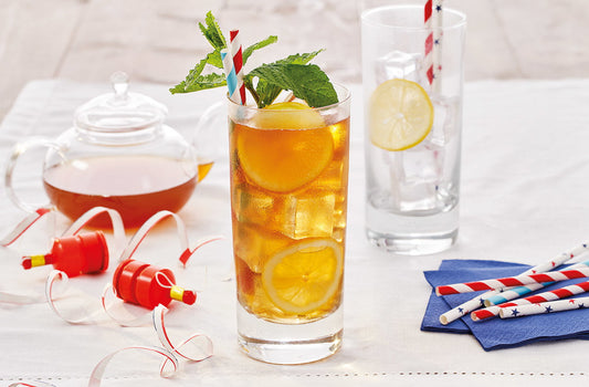 British Iced Earl Grey Tea with Lemon