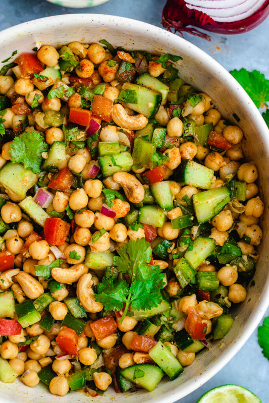 Indian Chickpea Salad