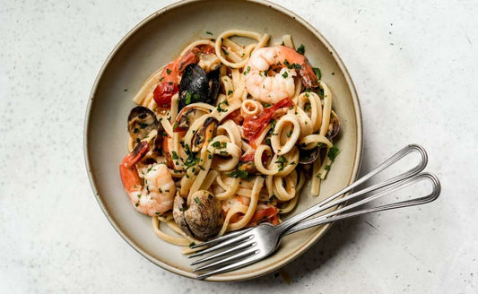 Italian Penne Arabiata Sea Food