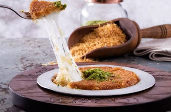 Turkish Turkish (Kunafa) Shredded Kadayıf With Cheese