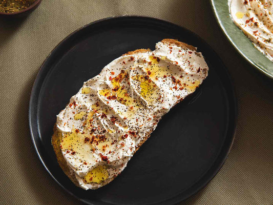 Labneh with Olive Oil and Bread