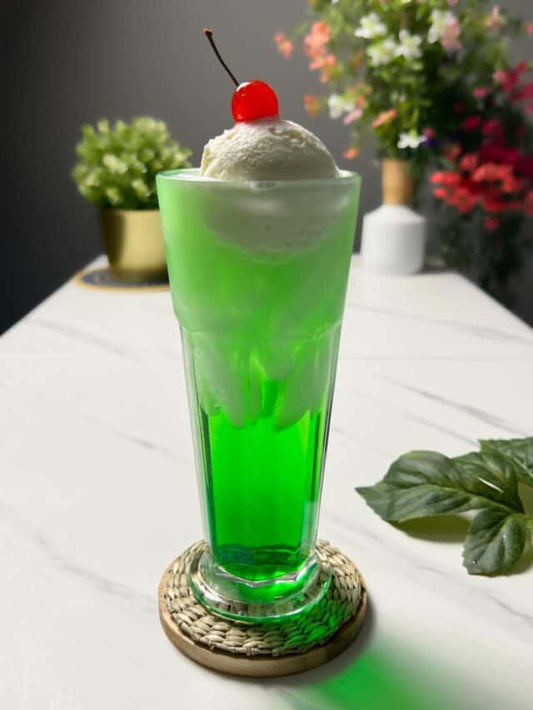 Japanese Melon Soda Float