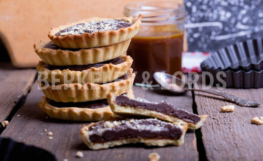 Mini Sea Salt Caramel Chocolate Tarts