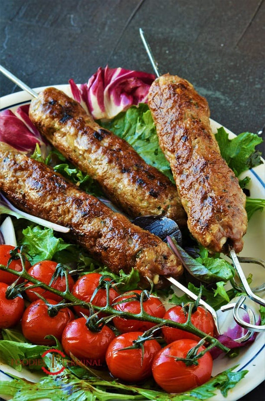 Pakistani Grilled Mutton Seekh Kebab