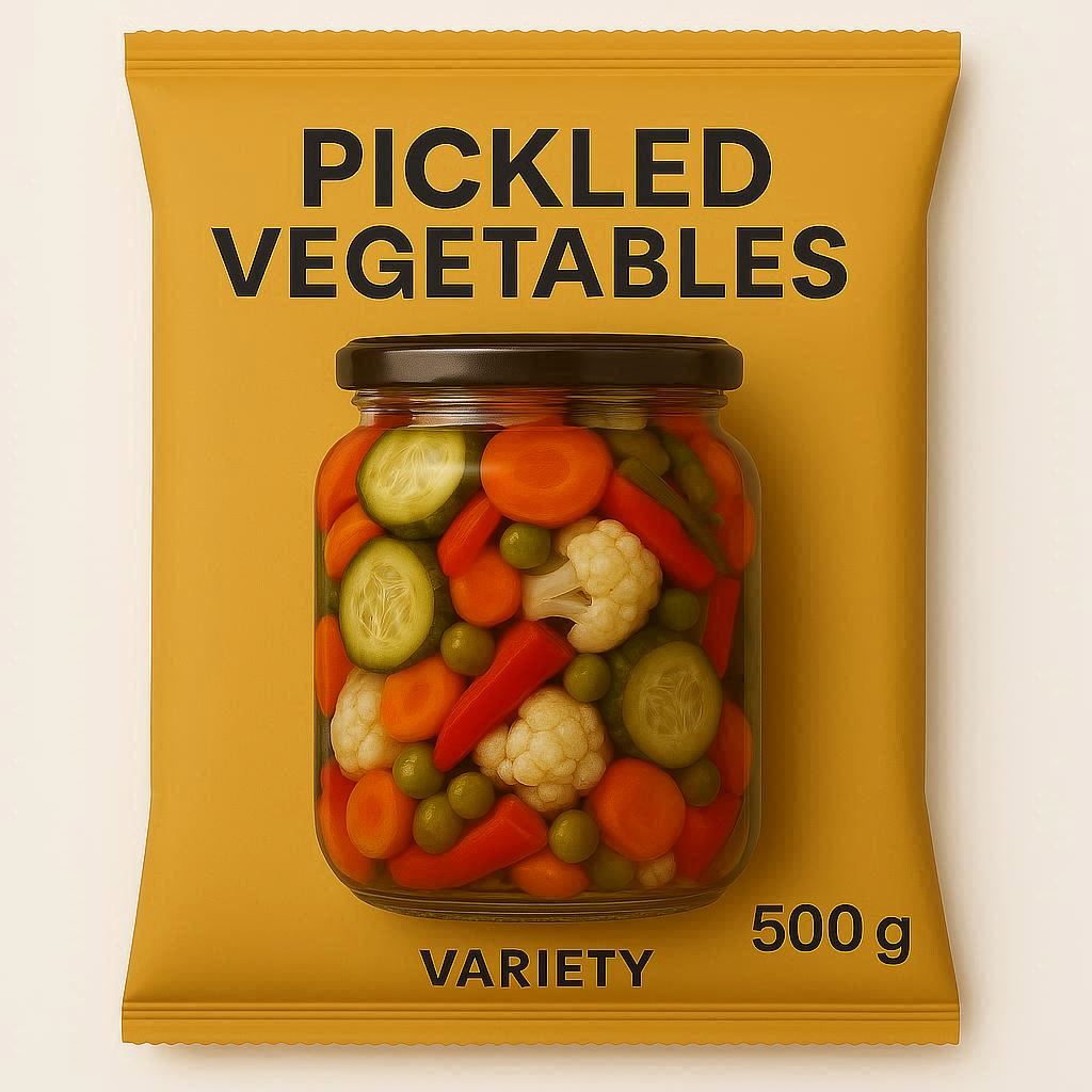 Pickled Vegetables Variety Jar – 500 g
