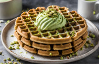 Pistachio & White Chocolate Crunch Waffles