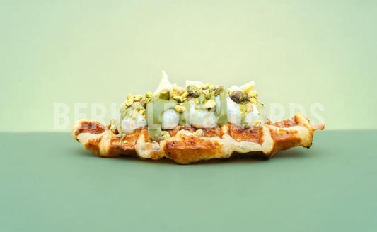 Pistachio & White Chocolate Crunch Waffles
