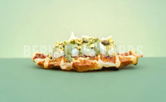 Pistachio & White Chocolate Crunch Waffles