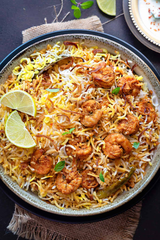 Pakistani Prawn Biryani