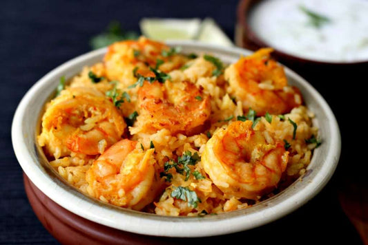 Pakistani Prawn Pulao