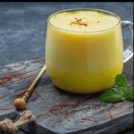 Hot Saffron Latte