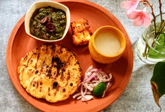 Indian Sarson Ka Saag Makki Ki Roti