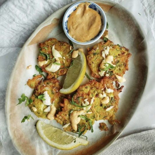 Afghani Carrot and Zucchini Fritters