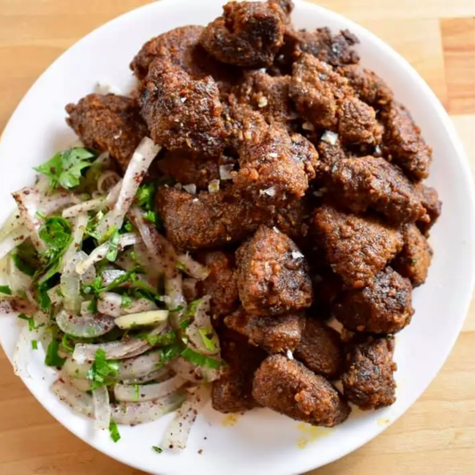 Turkish Arnavut Cigeri (Turkish Liver and Onions)