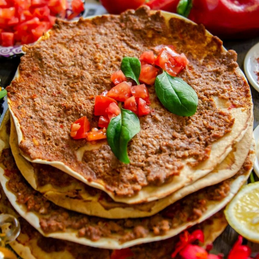 Turkish Antep Lahmacun (Spicy)