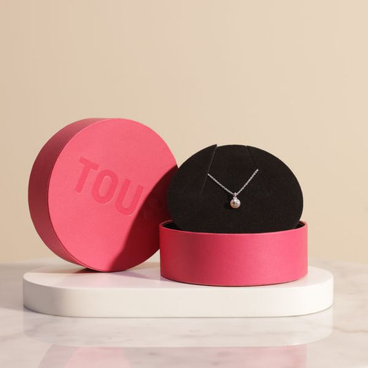 Tous Silver Pearl Necklace For Women