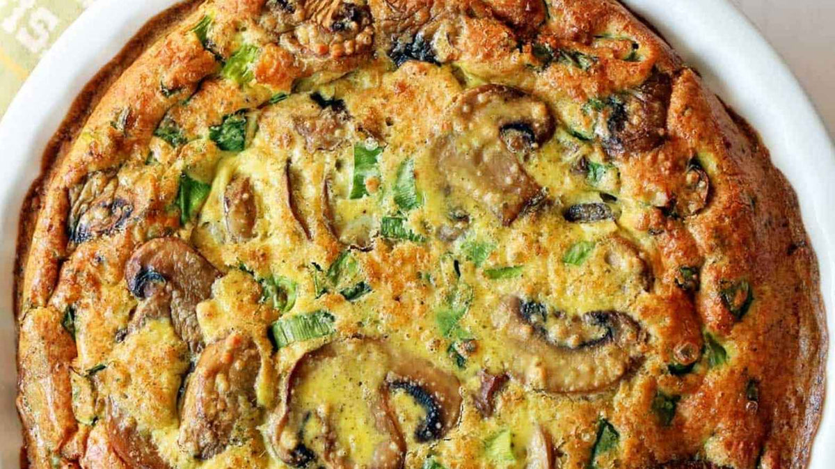 Italian Mascarpone - Mushroom Frittata Stack