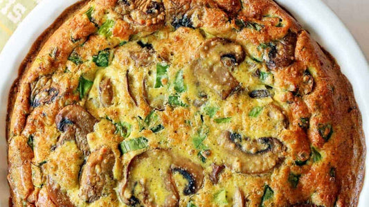 Italian Mascarpone - Mushroom Frittata Stack
