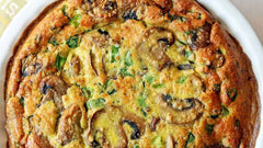 Italian Mascarpone - Mushroom Frittata Stack