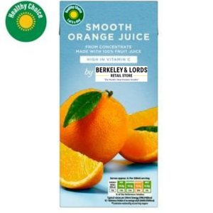 Berkeley Pure Orange Juice 1L
