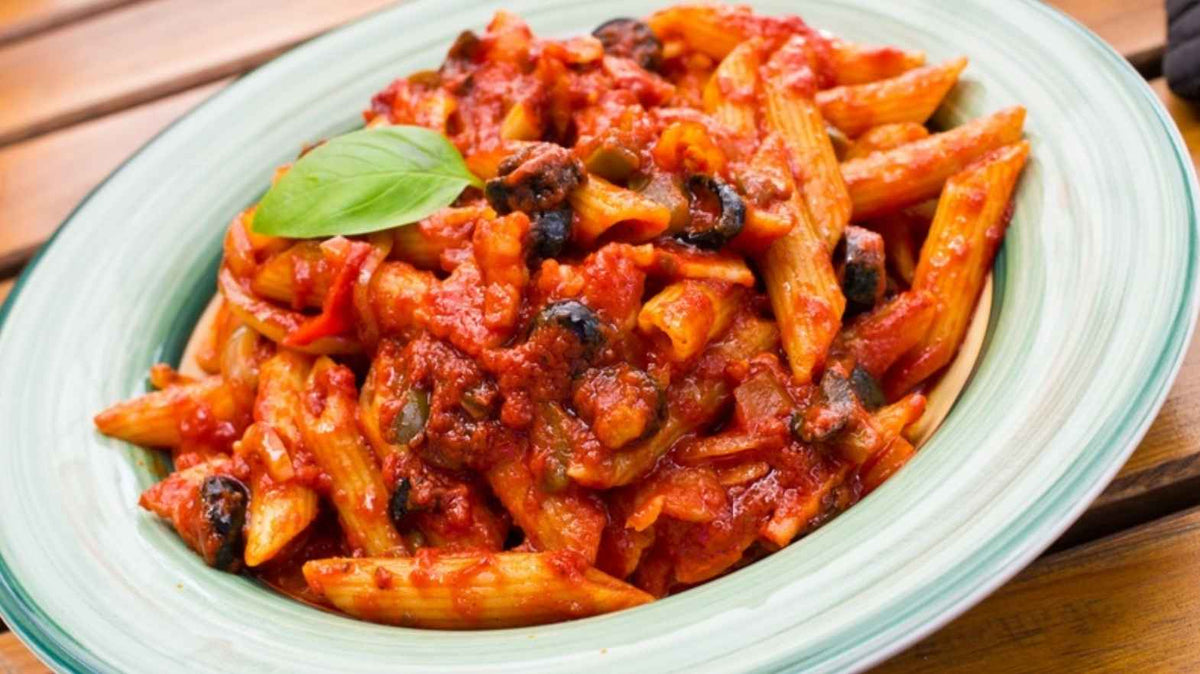 Italian Penne Arabiata Vegetarian