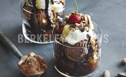 Warm Brownie, Salted Caramel & Banana Sundae