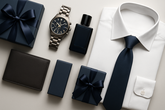 create a banner image for men's gifting