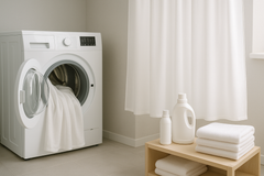 Curtain Shower laundry 