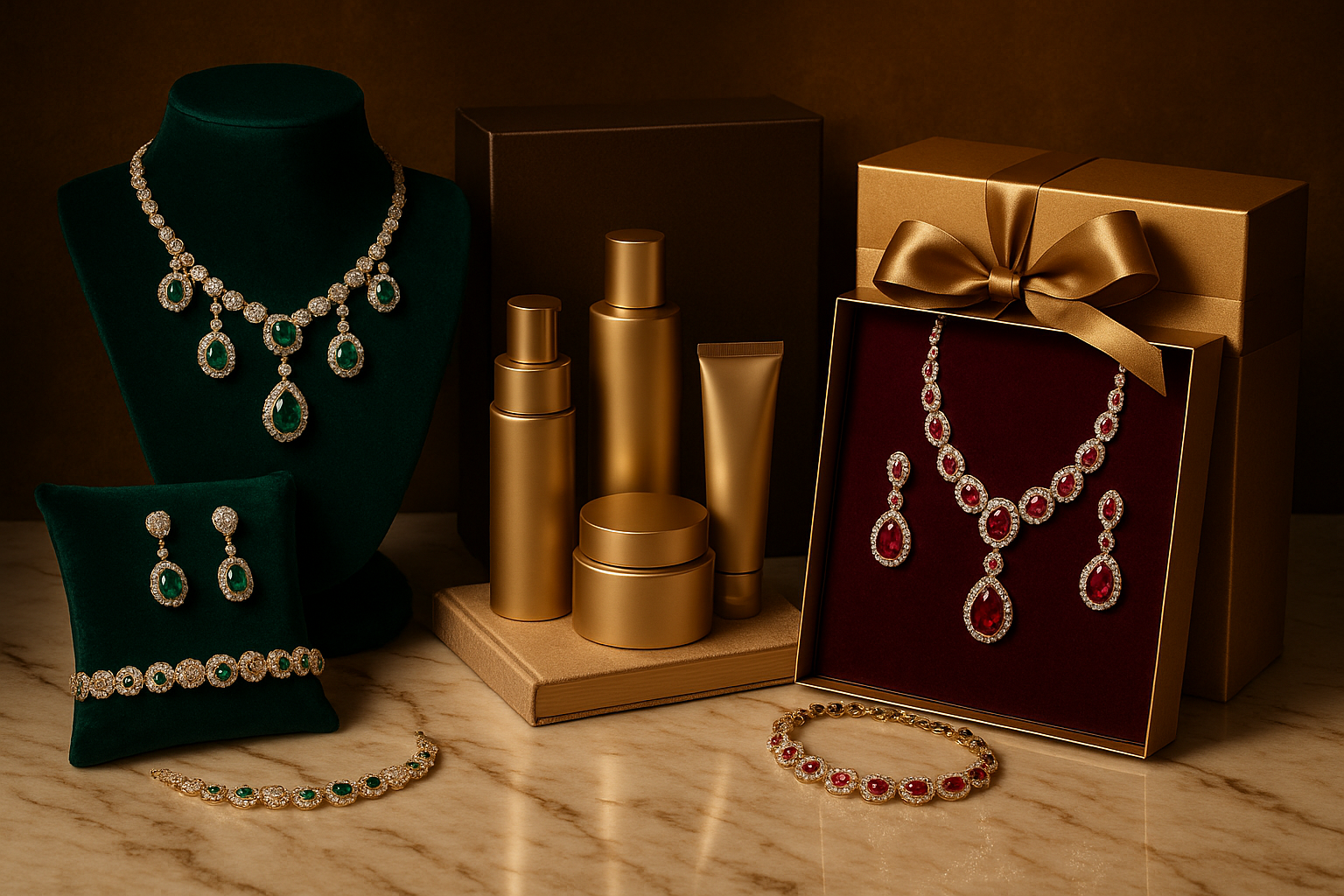 Luxury Sets create a portrait image 