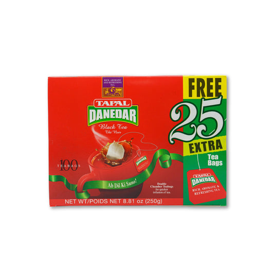Tapal Danedar Black Tea 100 Tea Bags 250G