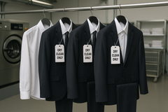 Staff uniforms Gents Item Laundry dry clean 