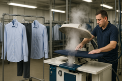 Staff uniforms Gents Item Laundry steam press