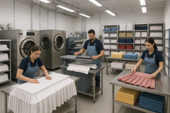Table Skirting laundry 